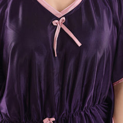 Be You V-Neck Satin Maxi Kaftan Nightdress