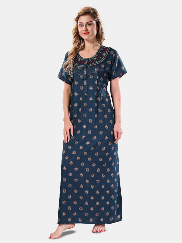 Be You Floral Printed Maxi Nightdress