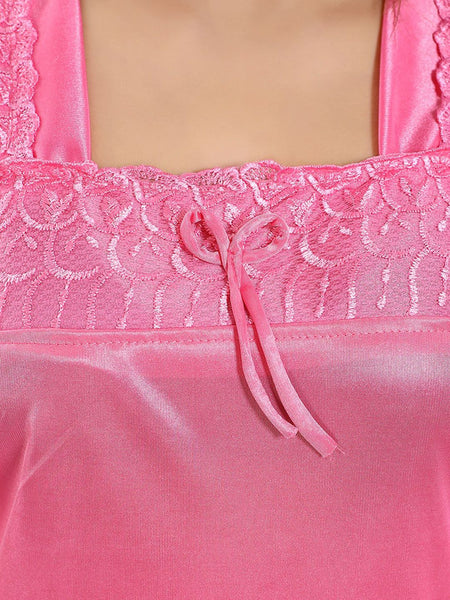 Be You Square Neck Satin Night suit
