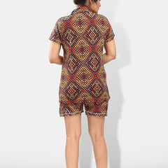 Be You Pack Of 2 Floral Printed Night Suit