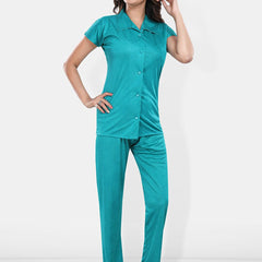 Be You Satin Shirt & Lounge Pant Night Suit