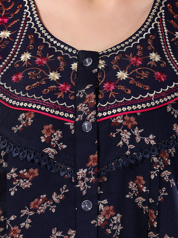 Be You Floral Printed Maxi Nightdress