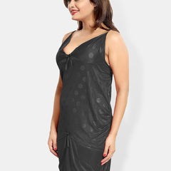 Be You Polka Dots Printed Satin Baby Doll