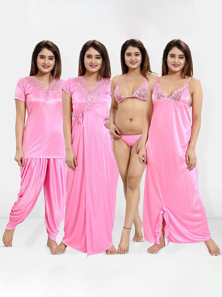 Be You Pack Of 6 Maxi Wrap Nightdress