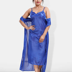 Be You Satin Maxi Nightdress with Robe