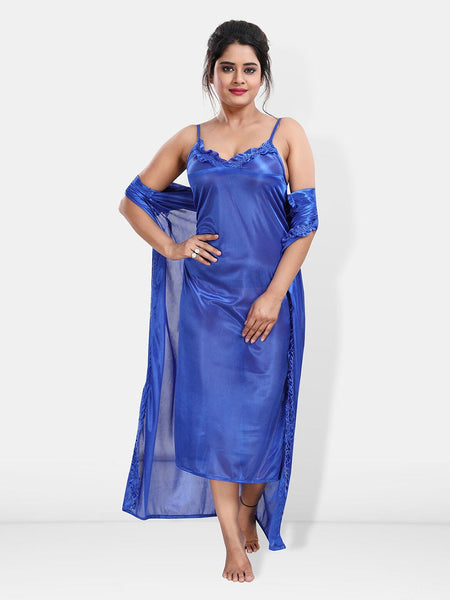 Be You Satin Maxi Nightdress with Robe