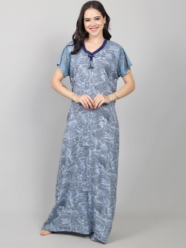 Be You Printed Maxi Nightdress