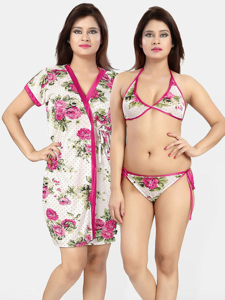 Be You Women Printed Nightdress