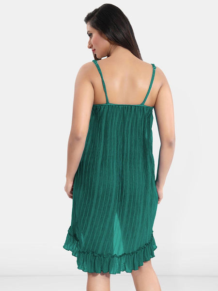 Be You Women Net Baby Doll with High-Low