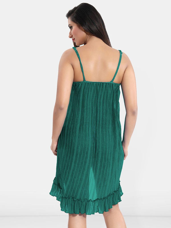 Be You Women Net Baby Doll with High-Low