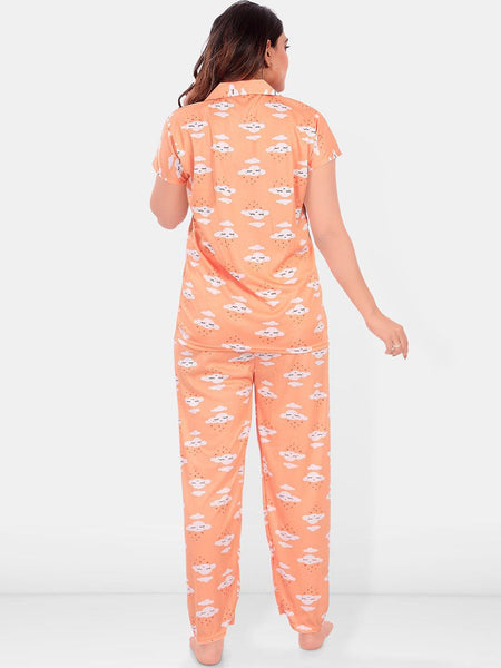 Be You Women Graphic Printed Night suit