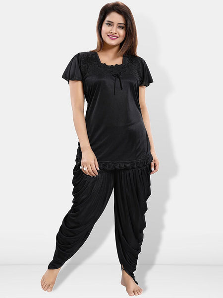 Be You Satin Top & Pyjamas Night suit