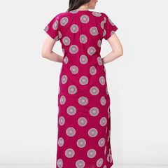 Be You Ethnic Motifs Printed Maxi Nightdress