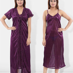Be You Satin Maxi Nightdress with Robe