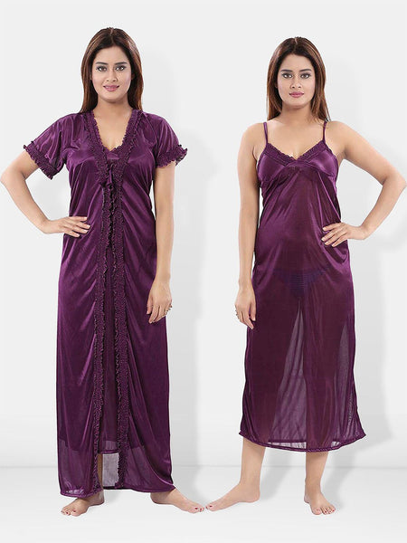 Be You Satin Maxi Nightdress with Robe