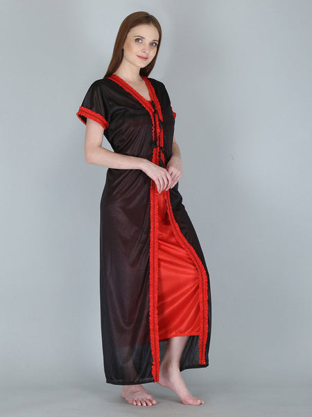 Be You Black Women Maxi Nightdress Pack of 2