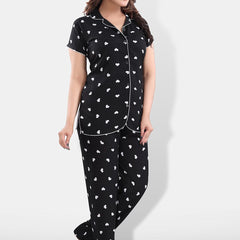 Be You Women Graphic Printed Night suit