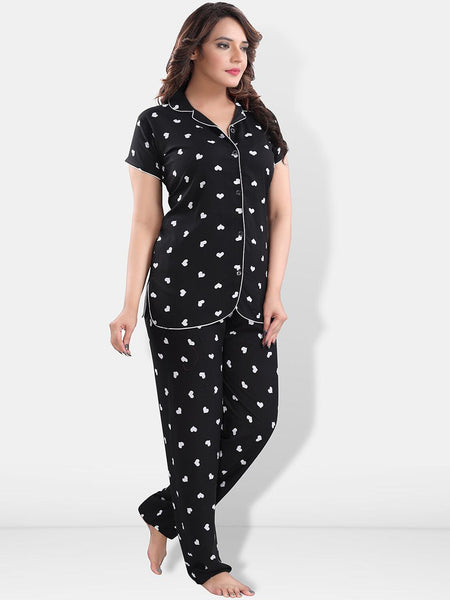 Be You Women Graphic Printed Night suit