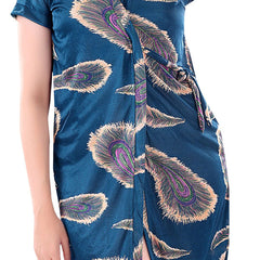 Be You Women Set of 3 Teal Printed Nightdress