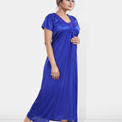 Be You Maxi Satin Wrap Nightdress With Robe