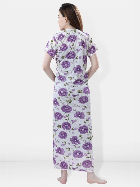 Be You Satin Night Suit With Robe