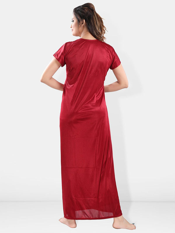 Be You Satin Maxi Nightdress With Robe