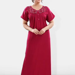 Be You V Neck Maxi Nightdress