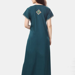 Be You Embroidered Maxi Nightdress