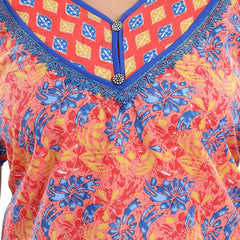 Be You Printed Pure Cotton Maxi Nightdress