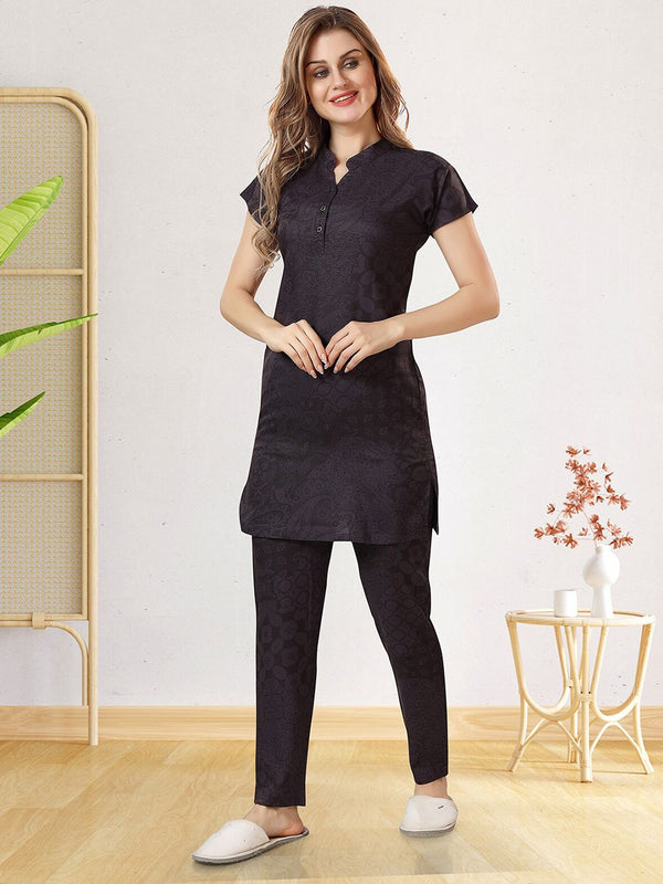 Be You Ethnic Motifs Printed Night Suit