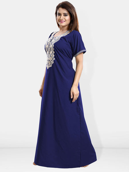 Be You Embroidered Maxi Nightdress