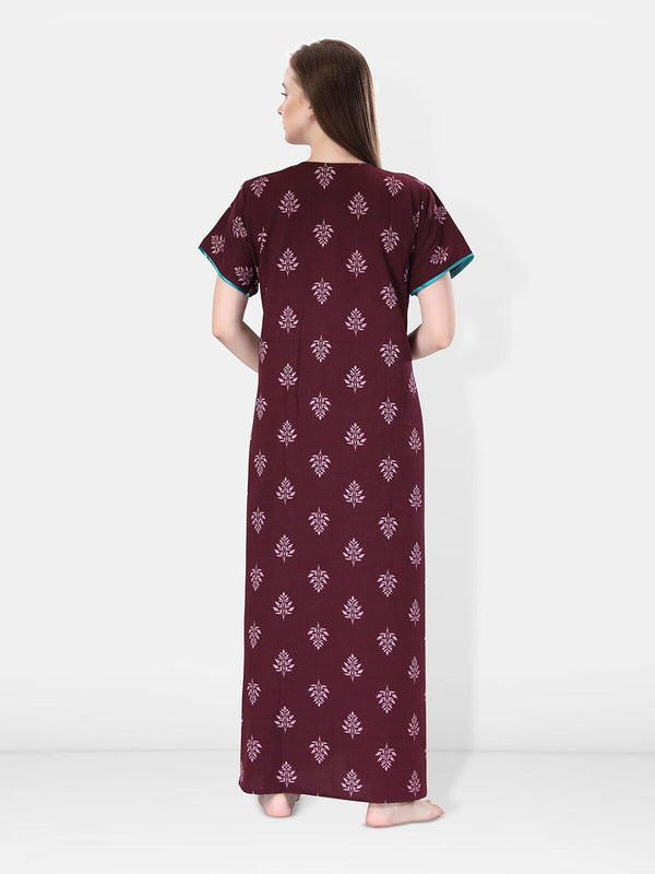 Be You Floral Printed Maxi Nightdress