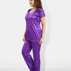 Be You 6 Piece Satin Maxi Nightdress With Robe, Lingerie Set, NightSuit