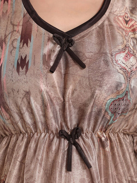 Be You Printed Maxi Kaftan Nightdress