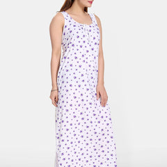 Be You Women Printed A-line Nightdress