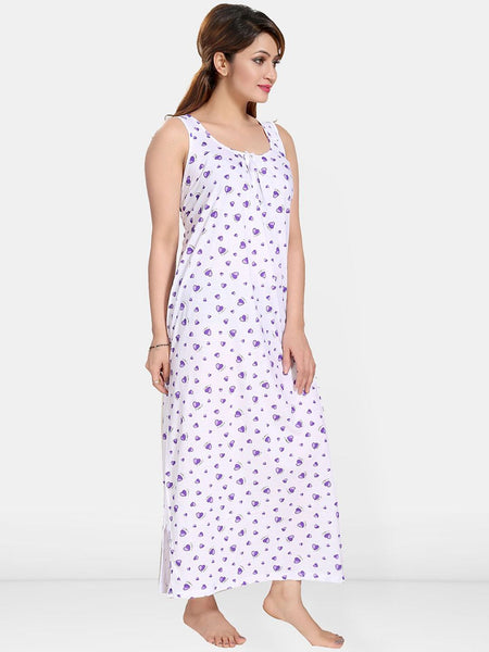 Be You Women Printed A-line Nightdress