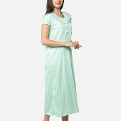 Be You Women Solid Pack Of 2 Maxi Nightdress