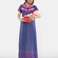 Be You Women Pack Of 2 Printed Maxi Nightdress