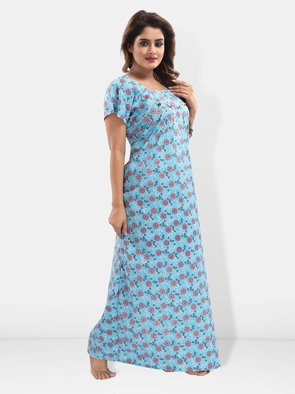 Be You Floral Printed Maxi Nightdress