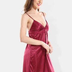 Be You Shoulder Straps Nightdress With Robe