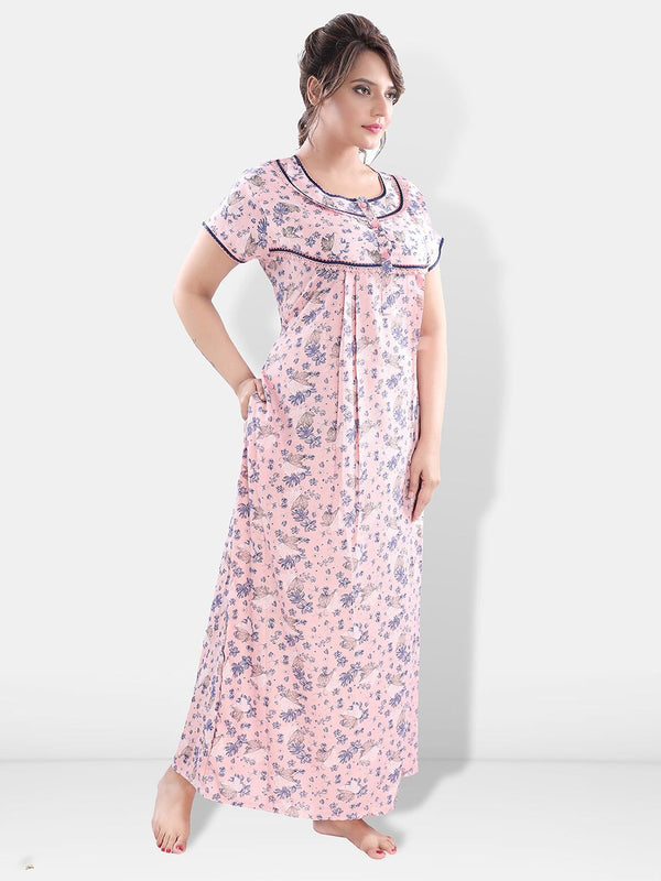 Be You Floral Printed Maxi Nightdress