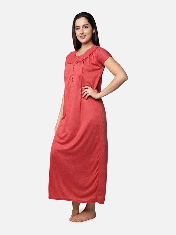 Be You Striped Maternity Maxi Nightdress