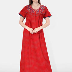 Be You Embroidered Maxi Nightdress