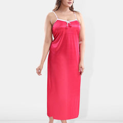 Be You Shoulder Straps Satin Maxi Nightdress with Robe
