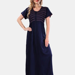 Be You Round Neck Maxi Nightdress