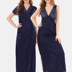 Be You Satin Maxi Nightdress With Robe