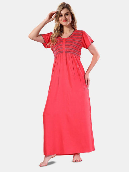 Be You Round Neck Maxi Nightdress