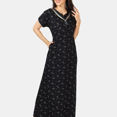 Be You Floral Printed Maxi Nightdress