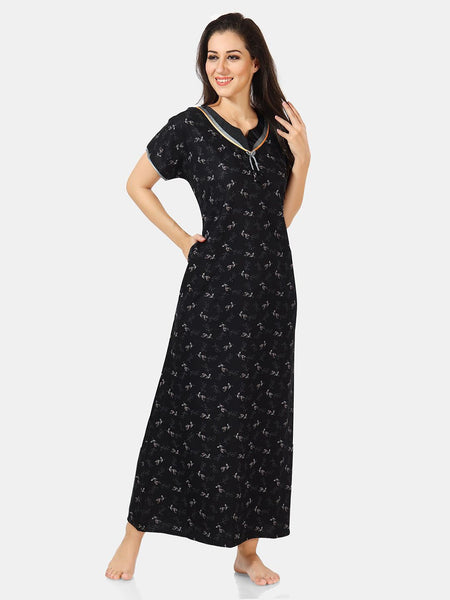 Be You Floral Printed Maxi Nightdress