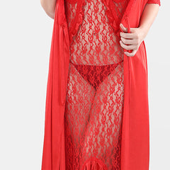 Be You Satin Wrap Nightdress With Robe